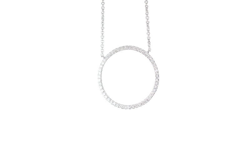 Circle Diamond Pendant