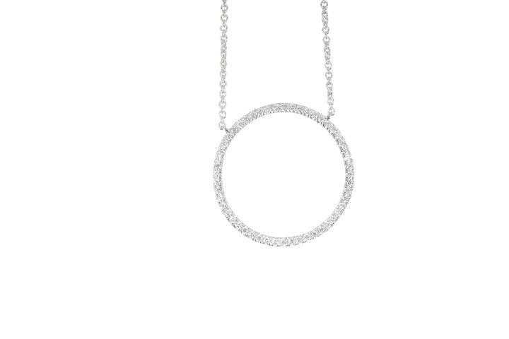 Circle Diamond Pendant