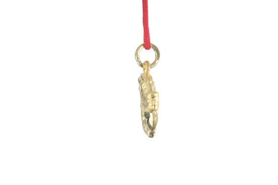 24K 3D Gold Dragon Pendant