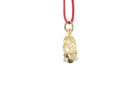 24K 3D Gold Ram Pendant