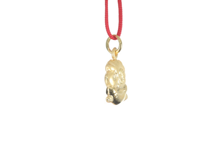 24K 3D Gold Ram Pendant