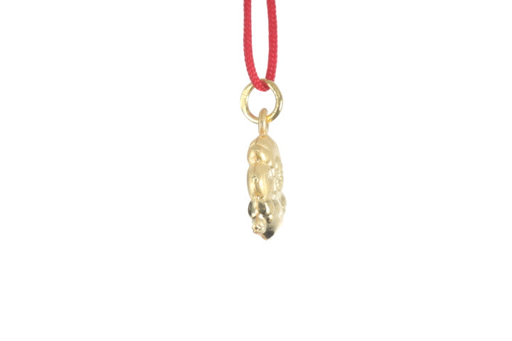 24K 3D Gold Ram Pendant