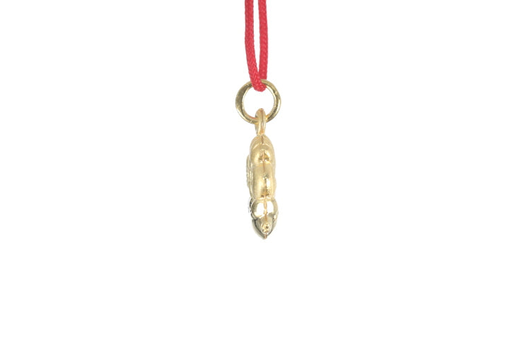 24K 3D Gold Ram Pendant