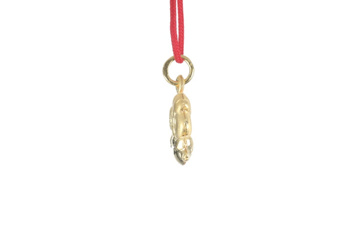 24K 3D Gold Ram Pendant