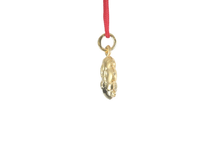 24K 3D Gold Ram Pendant