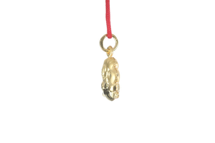 24K 3D Gold Ram Pendant