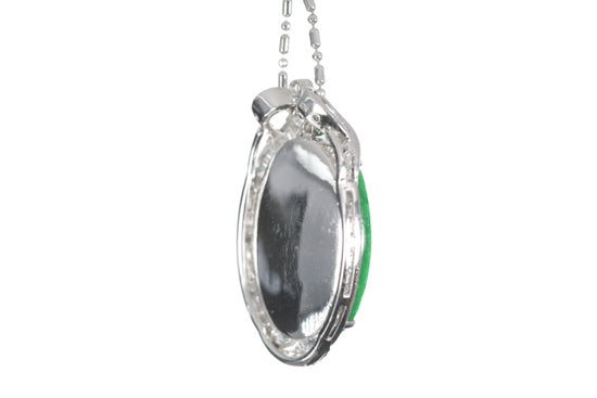 Chinese Coin Jadeite Pendant