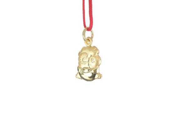 Load image into Gallery viewer, 24K 3D Gold Ram pendant
