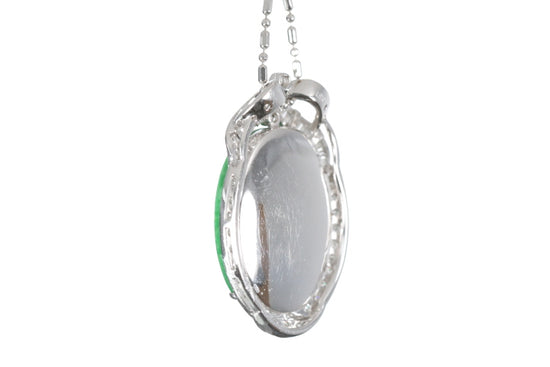 Chinese Coin Jadeite Pendant