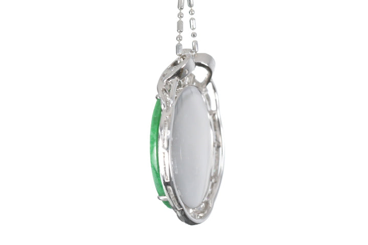 Chinese Coin Jadeite Pendant