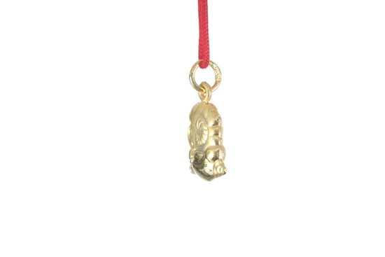 24K 3D Gold Ram Pendant