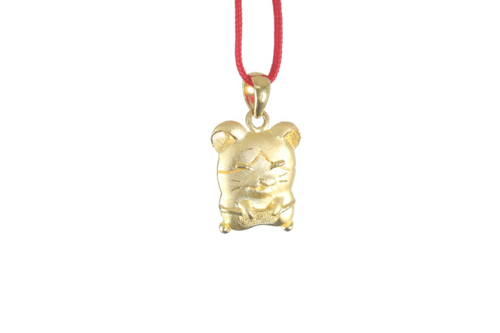 24K Gold Rat Pendant