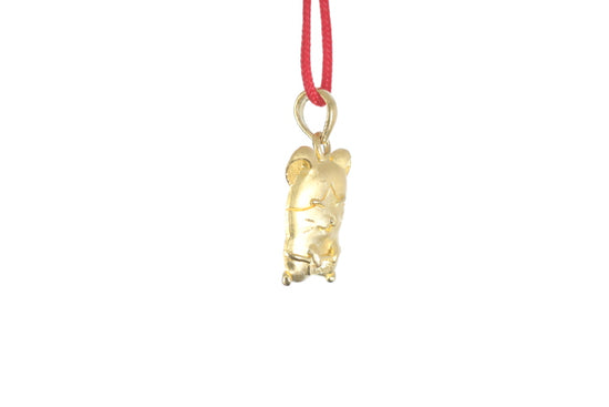 24K Gold Rat Pendant