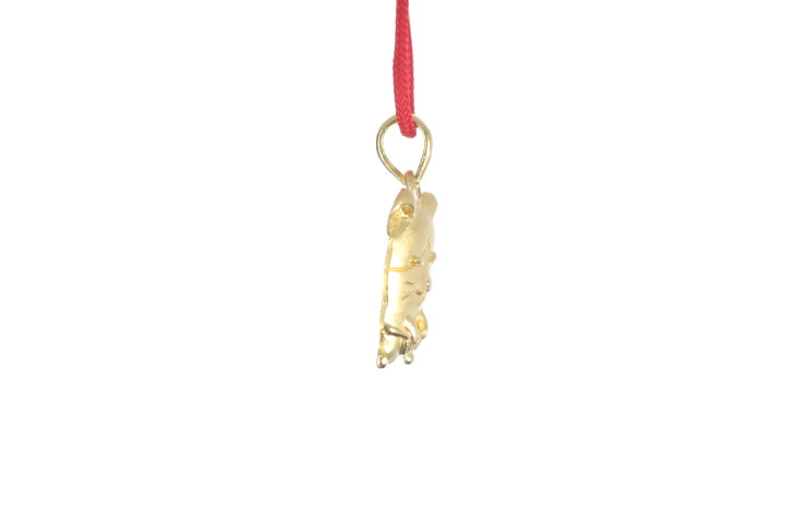 24K Gold Rat Pendant