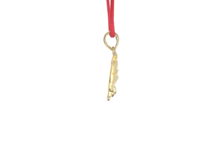 24K Gold Rat Pendant