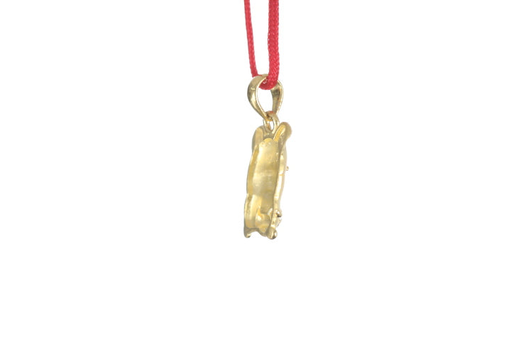 24K Gold Rat Pendant