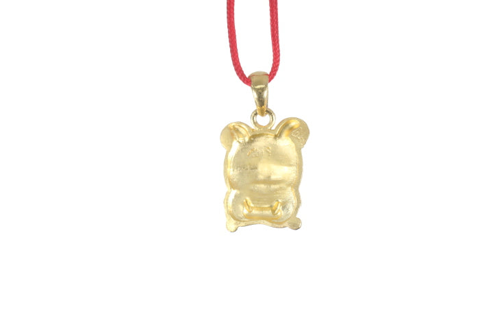 24K Gold Rat Pendant