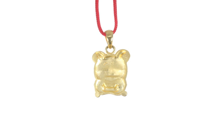 24K Gold Rat Pendant