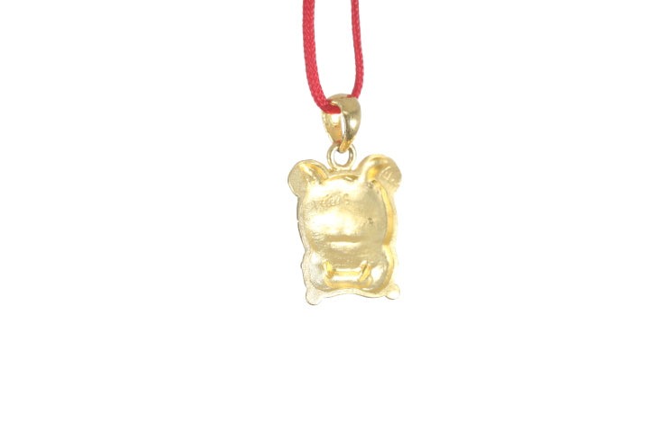 24K Gold Rat Pendant