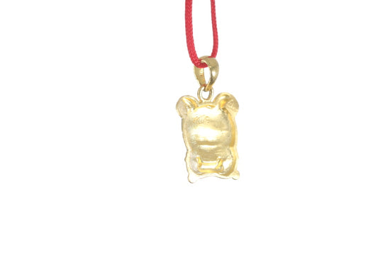 24K Gold Rat Pendant