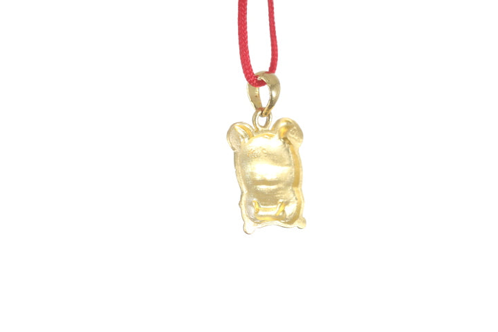 24K Gold Rat Pendant