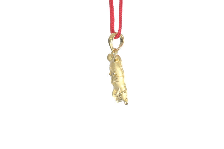 24K Gold Rat Pendant