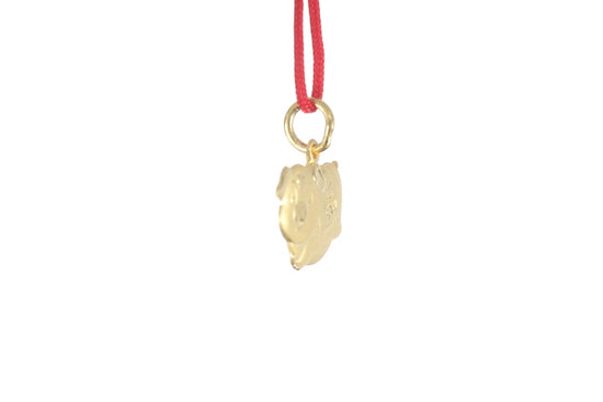 24K Pure Gold Pig Pendant