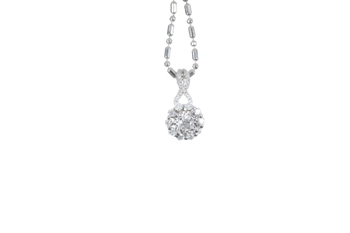 Floral Diamond Pendant