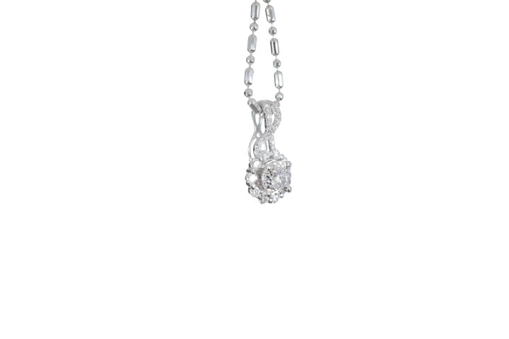 Floral Diamond Pendant