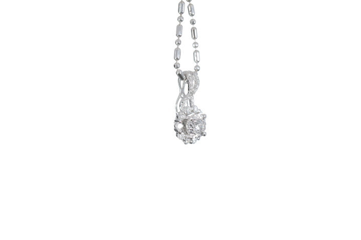 Floral Diamond Pendant