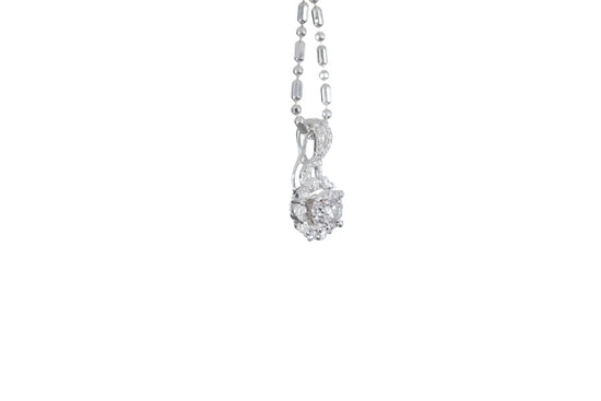 Floral Diamond Pendant