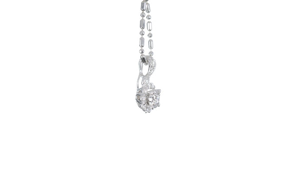 Floral Diamond Pendant