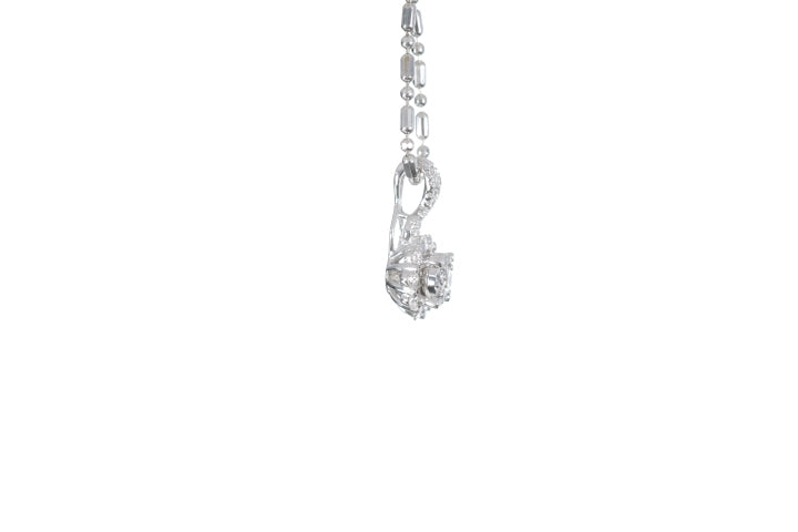 Floral Diamond Pendant