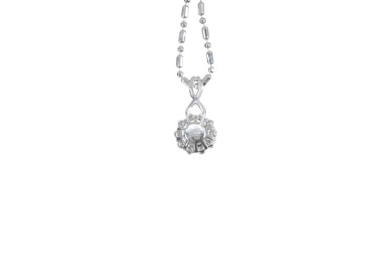 Floral Diamond Pendant