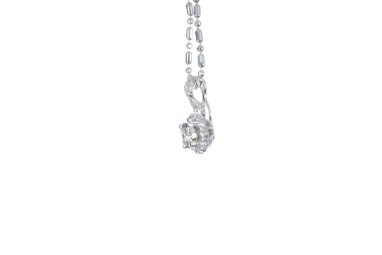 Floral Diamond Pendant