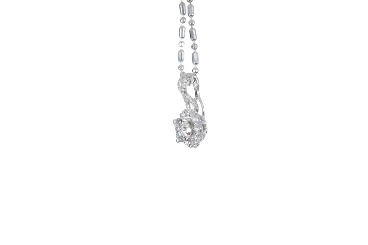 Floral Diamond Pendant
