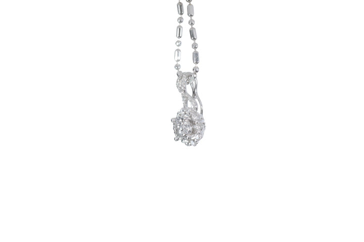 Floral Diamond Pendant