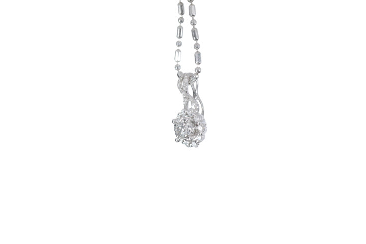 Floral Diamond Pendant