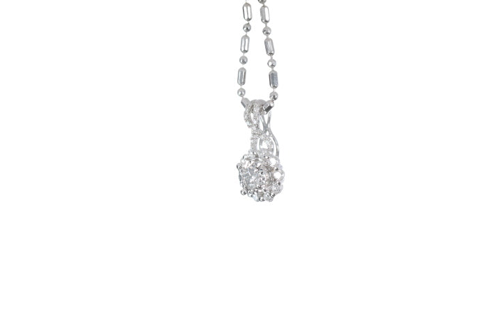 Floral Diamond Pendant
