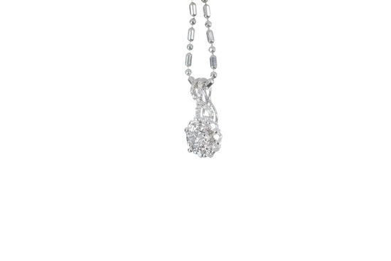 Floral Diamond Pendant