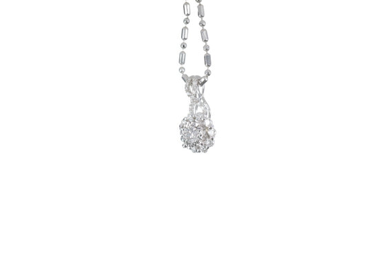 Floral Diamond Pendant