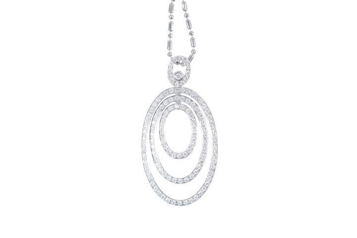 Contemporary Diamond Pendant