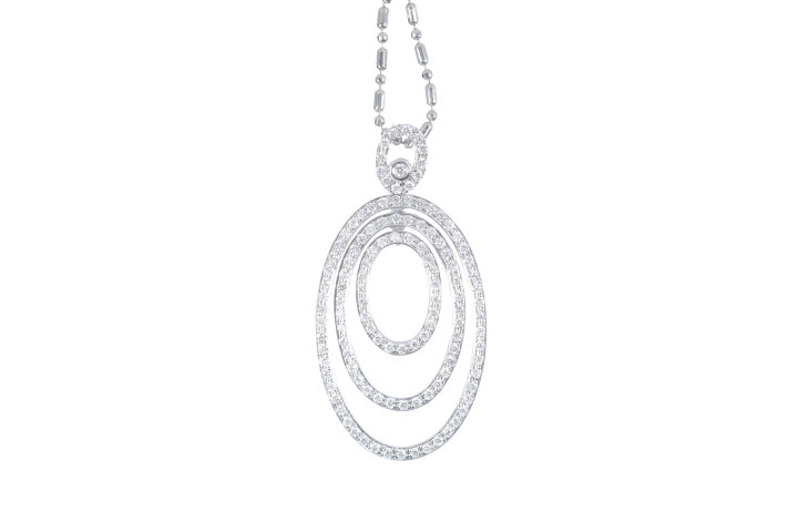 Contemporary Diamond Pendant