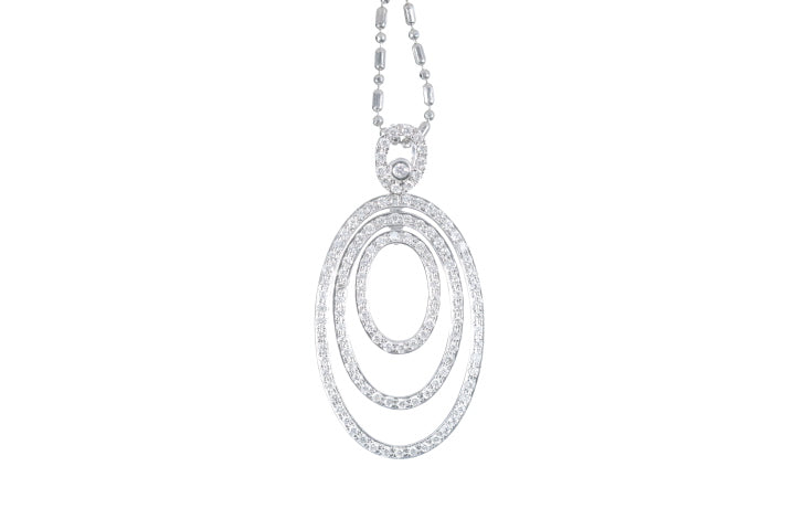 Contemporary Diamond Pendant