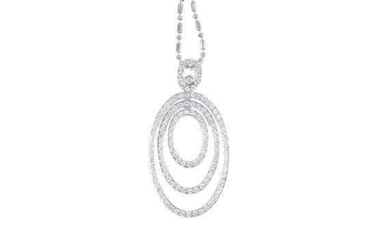 Contemporary Diamond Pendant