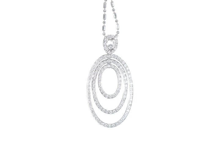 Contemporary Diamond Pendant