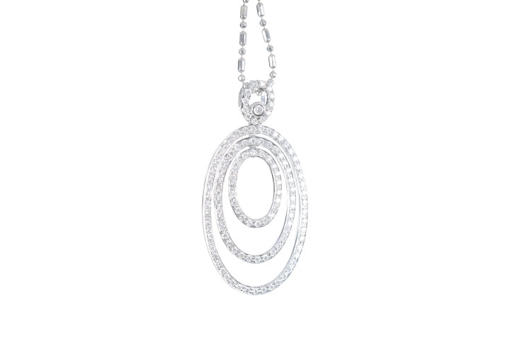 Contemporary Diamond Pendant