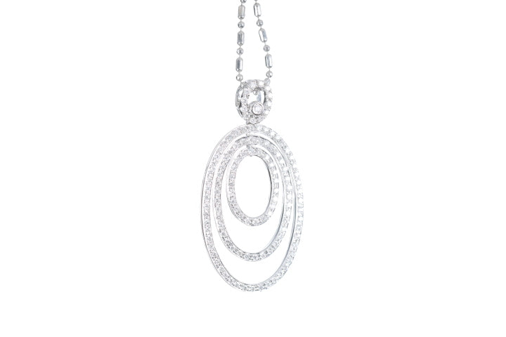 Contemporary Diamond Pendant