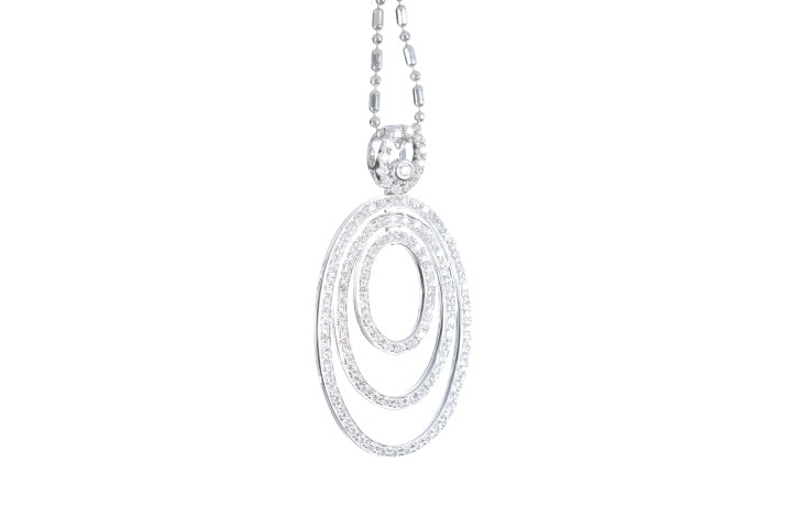 Contemporary Diamond Pendant