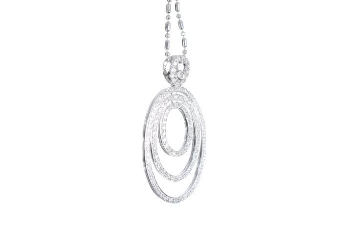 Contemporary Diamond Pendant